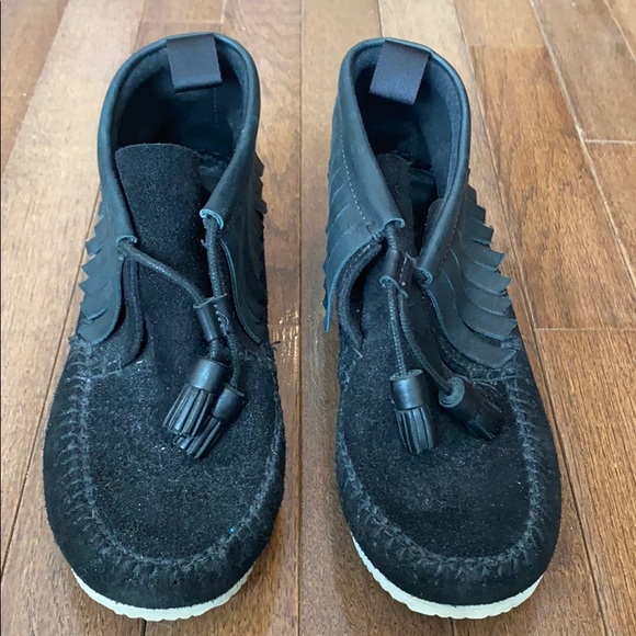 Rag & Bone Black Moccasins Size 7 - Picture 1 of 8